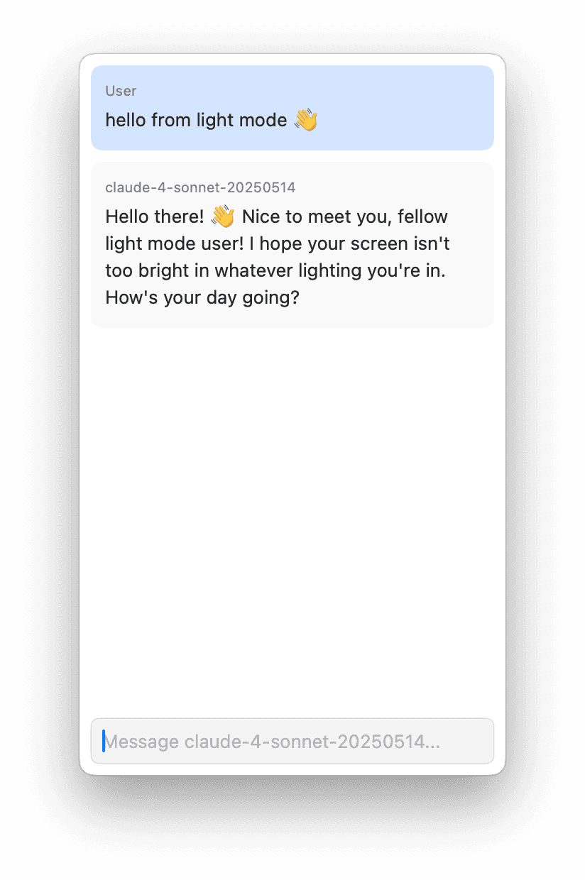 Tomo's light mode